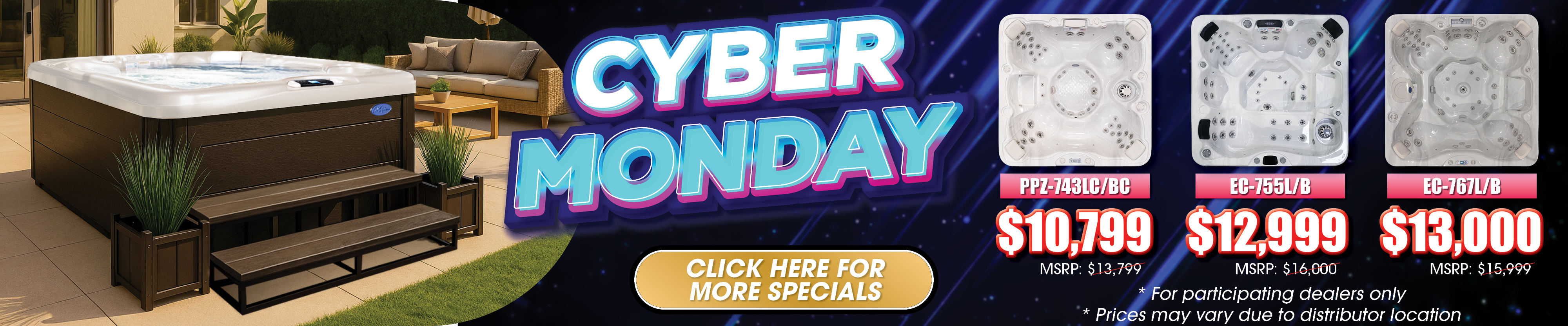 Calspas hot tub being used in a family setting - Madrid