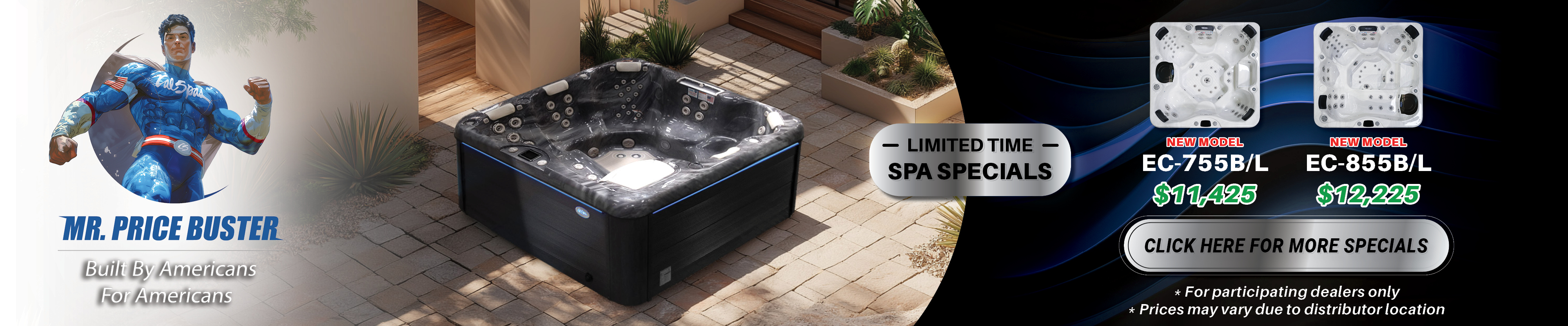 Calspas hot tub being used in a family setting - Madrid